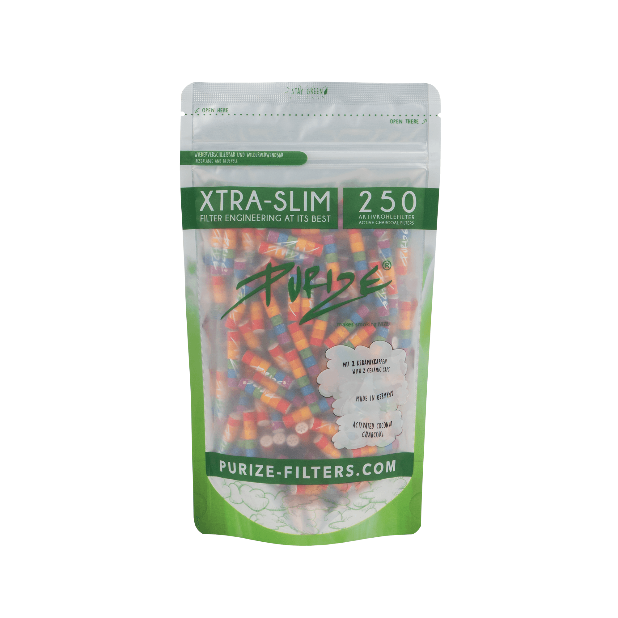 Purize extra slim 250er Beutel Rainbow - Medijane